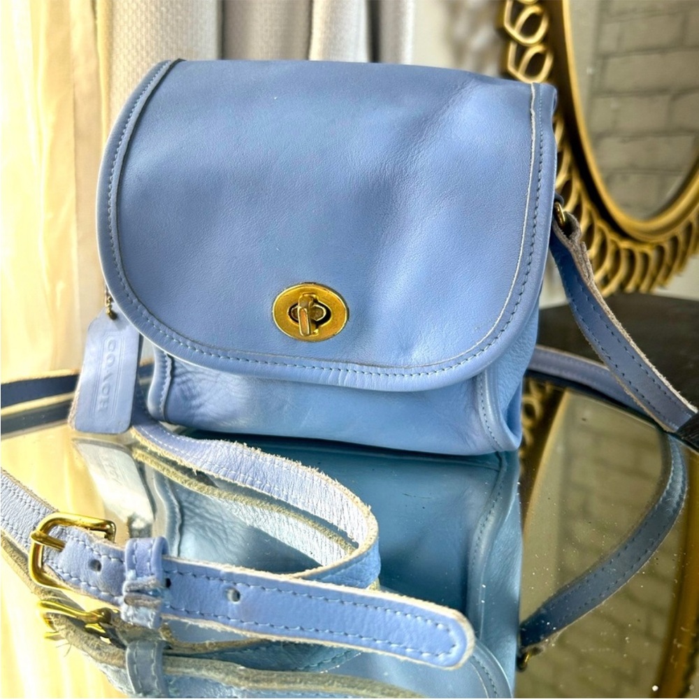 Coach Periwinkle Emmie Flap Bag 9018